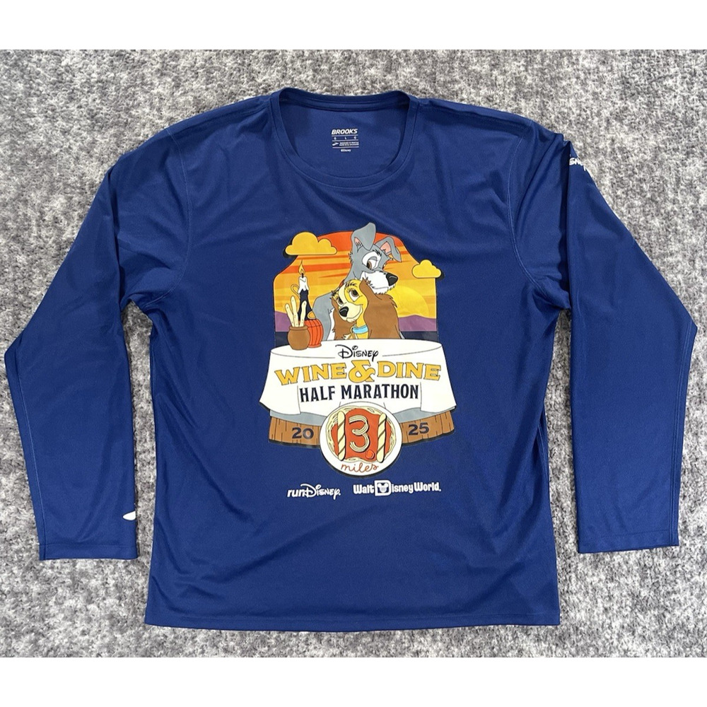 Brooks RunDisney 2025 Wine and Dine Weekend Half Marathon Adult Large